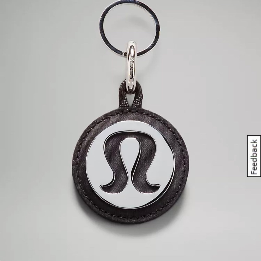 lululemon Logo Bag Charm & Keychain NWT